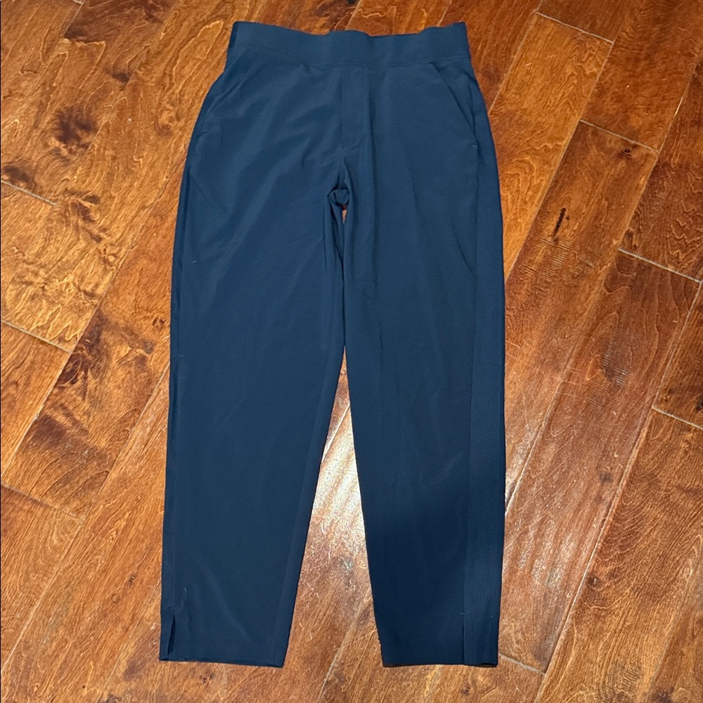 Athleta Navy High-Waisted Leggings